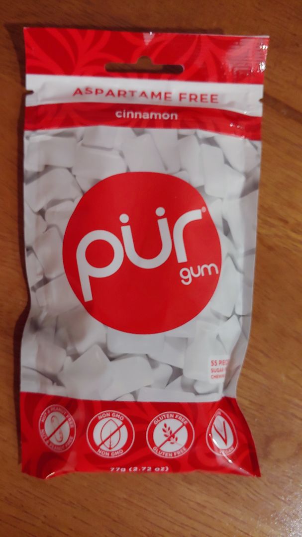 photo of PÜR Gum Cinnamon Gum shared by @paulafromtwoson on  05 Dec 2019 - review