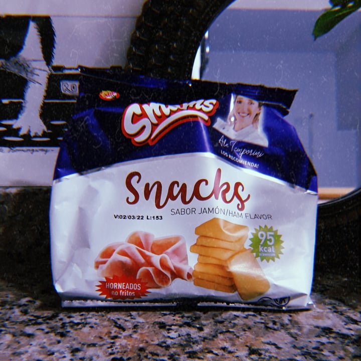 photo of smams Snack Sabor Jamon shared by @nanicuadern on  21 Jul 2021 - review