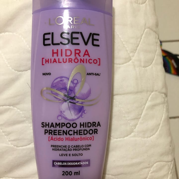 photo of L’Oréal PARiS Elseve Hidra shampoo shared by @criscoelho on  31 Jan 2022 - review