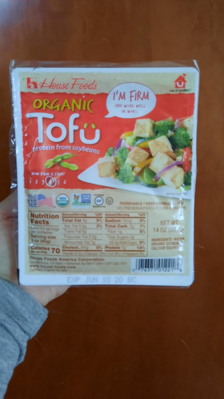 photo of House Foods Tofu Organico shared by @uvazombie on  01 Jul 2020 - review