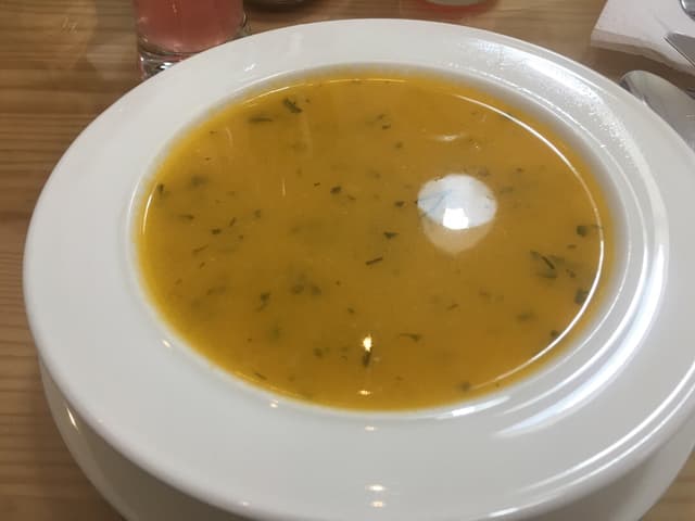 Photo of the dish “Sopa de melloco”