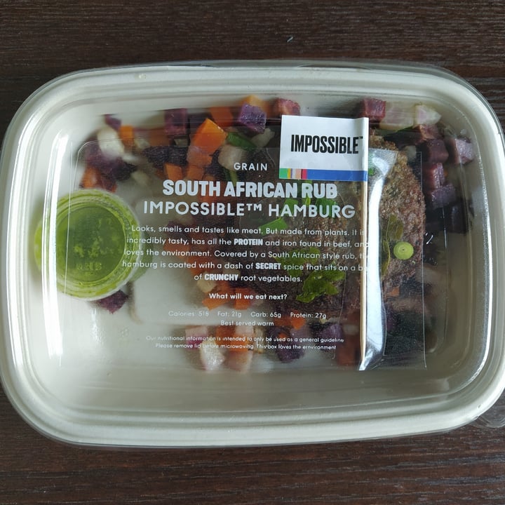 photo of Grain South African Rub Impossible Hamburg shared by @minli on  18 Sep 2020 - review