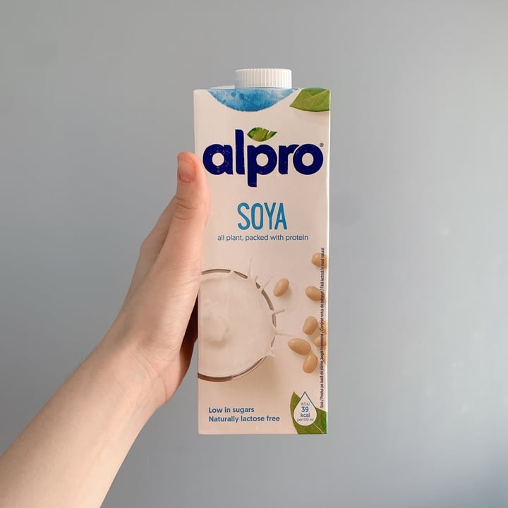 photo of Alpro Soya Plain Milk shared by @firavounaki on  09 Feb 2021 - review