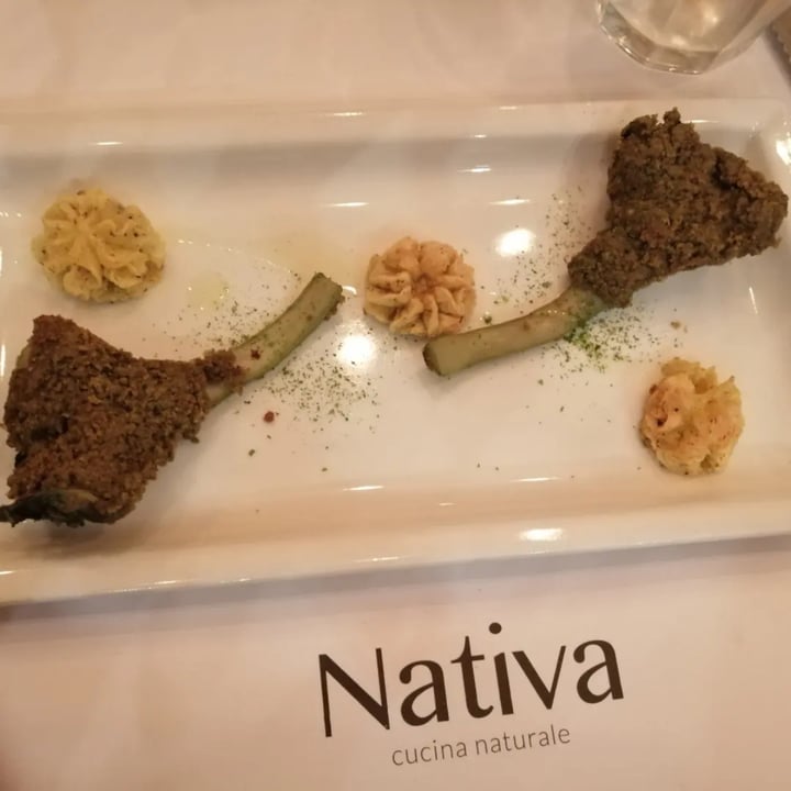 review photo of Nativa Ristorante Cuore di carciofo ripieno con patate duchesse tartufate shared by @violaviolet on 16 Jun 2022 - review