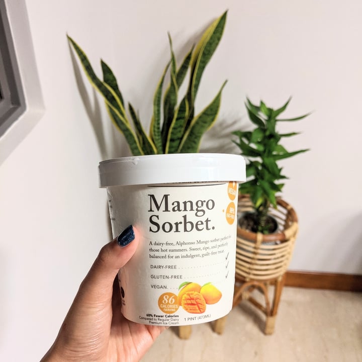 photo of The Ice Cream & Cookie Co Mango Sorbet shared by @lou on  29 Dec 2020 - review