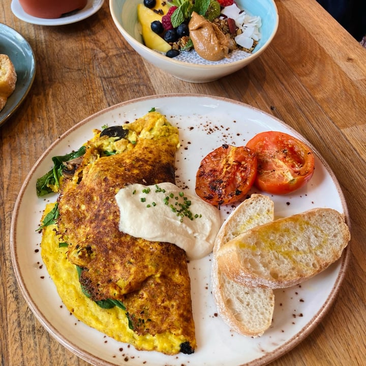 photo of Equilibrium Cafè Brvnch&Coffee Tofu Omelette shared by @katelouisepowell on  30 Apr 2022 - review