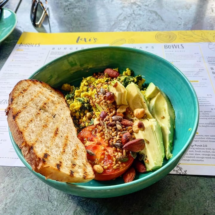 photo of Lexi's Healthy Eatery Sexy spinach scramble shared by @jaimeletts on  14 Sep 2021 - review