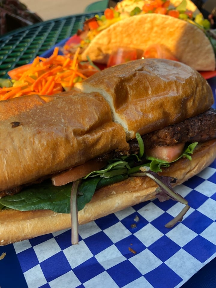 photo of Meals From the Heart Cafe Sausage po boy shared by @oskihou on  12 Dec 2019 - review