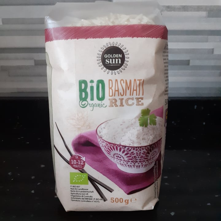photo of Golden Sun Bio Organic Basmati Rice shared by @simonagaeta on  11 Apr 2022 - review