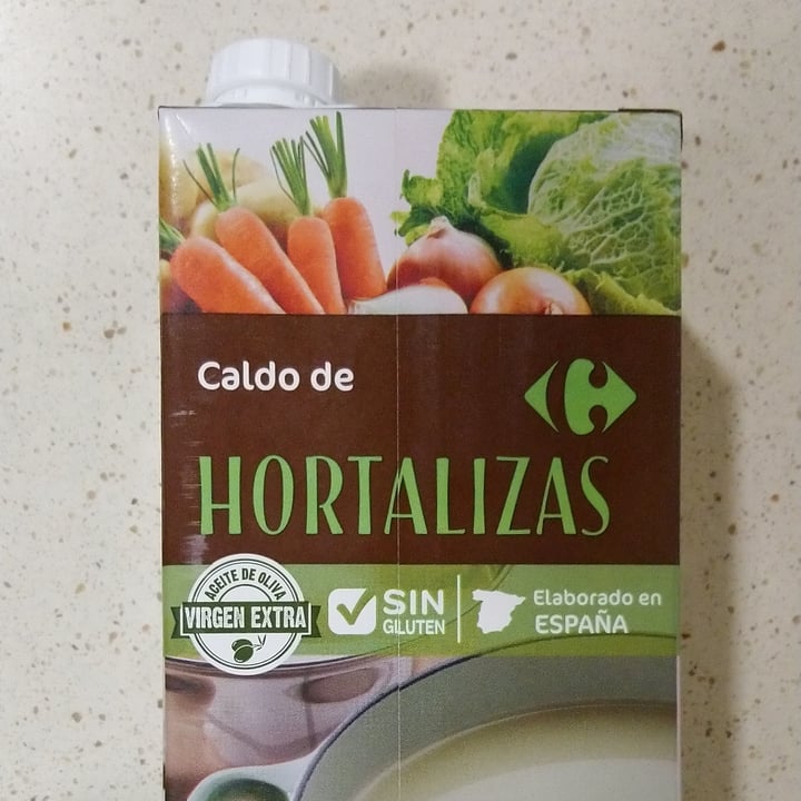 photo of Carrefour Caldo de hortalizas shared by @veg-ana on  25 Feb 2021 - review