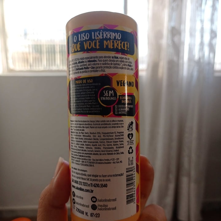 review photo of Salon line Meu Liso Extremo Defrizante Protetor Térmico shared by @grazibraga on 18 Apr 2022 - review