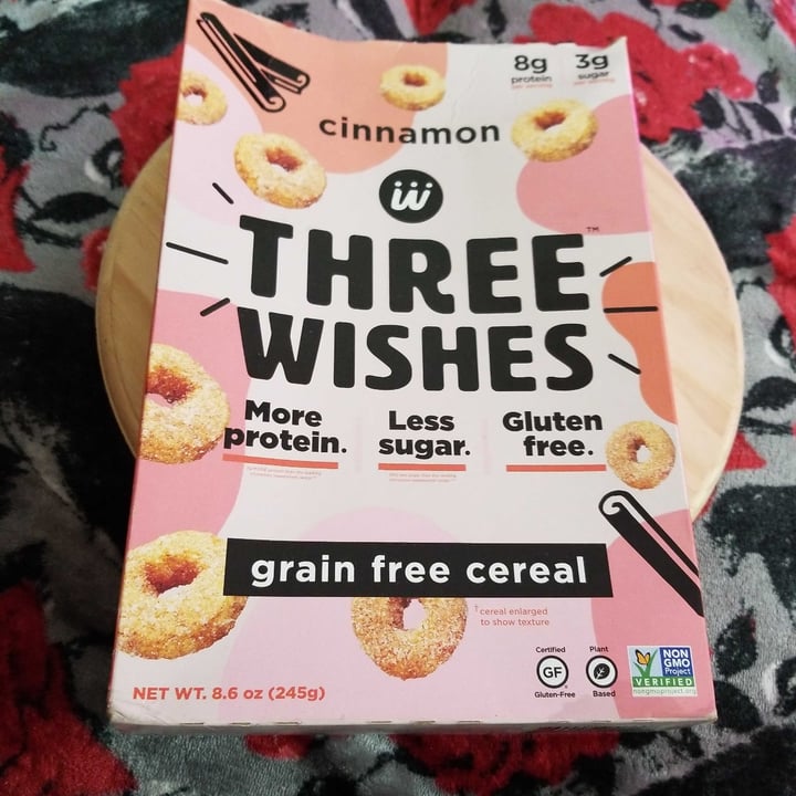 photo of Three Wishes Cinnamon cereal shared by @groovygreens on  11 May 2022 - review