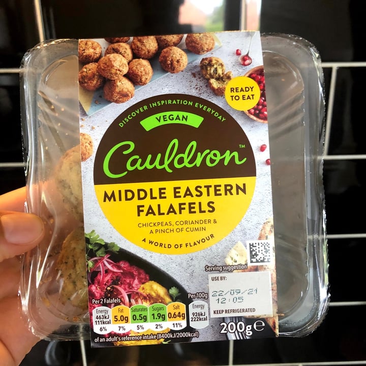 photo of Cauldron Middle Eastern Falafels shared by @southernveganupnorth on  26 Sep 2021 - review