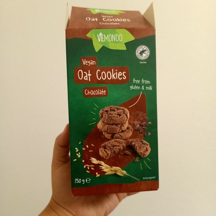 photo of Vemondo vegan oat cookies chocolate shared by @marsss on  27 Jun 2022 - review