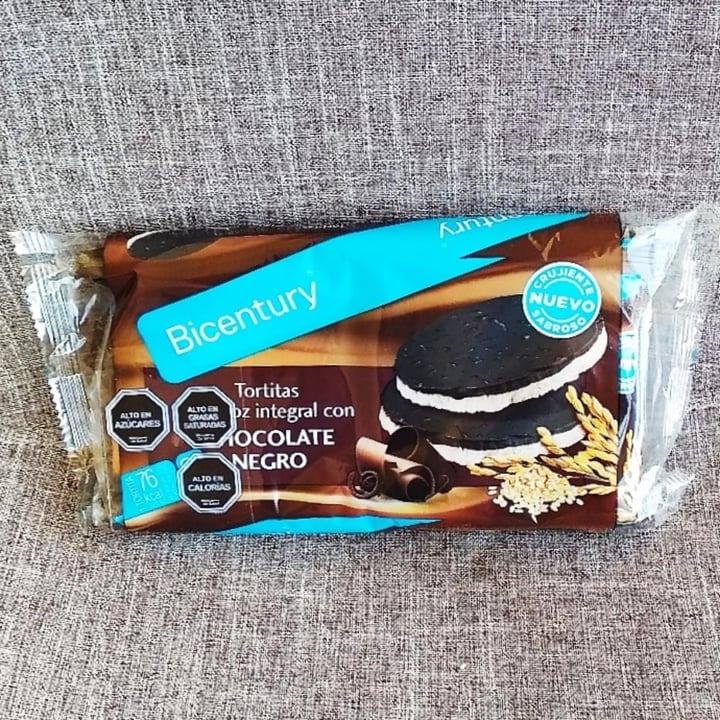 photo of Bicentury Tortitas De Arroz Integral Con Chocolate Negro shared by @alimi on  26 Oct 2020 - review