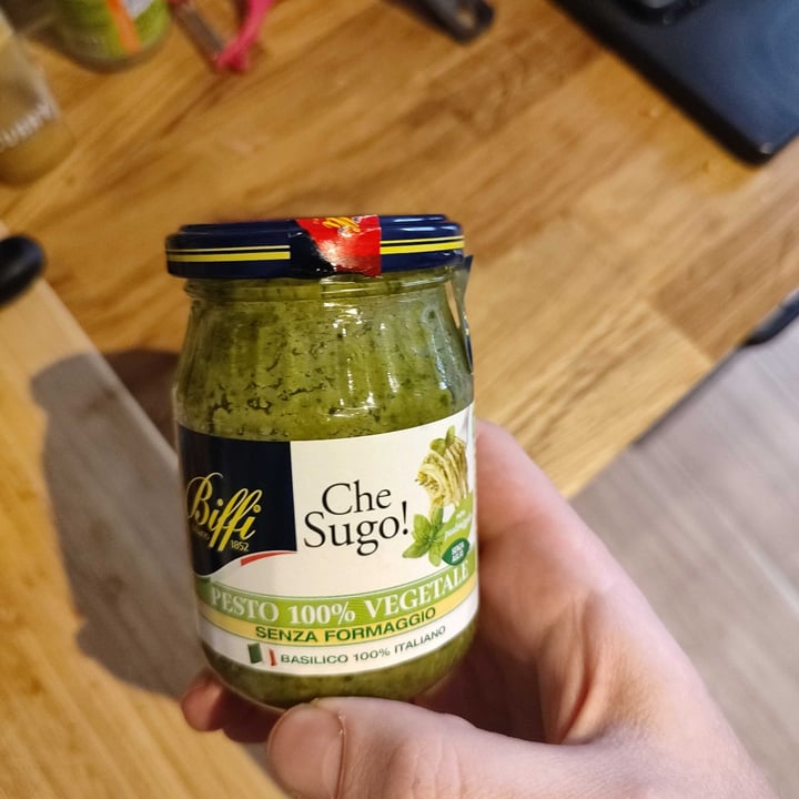 photo of Biffi Che Sugo! Pesto 100% Vegetale Senza Formaggio Jar shared by @onnaboa on  12 Mar 2022 - review