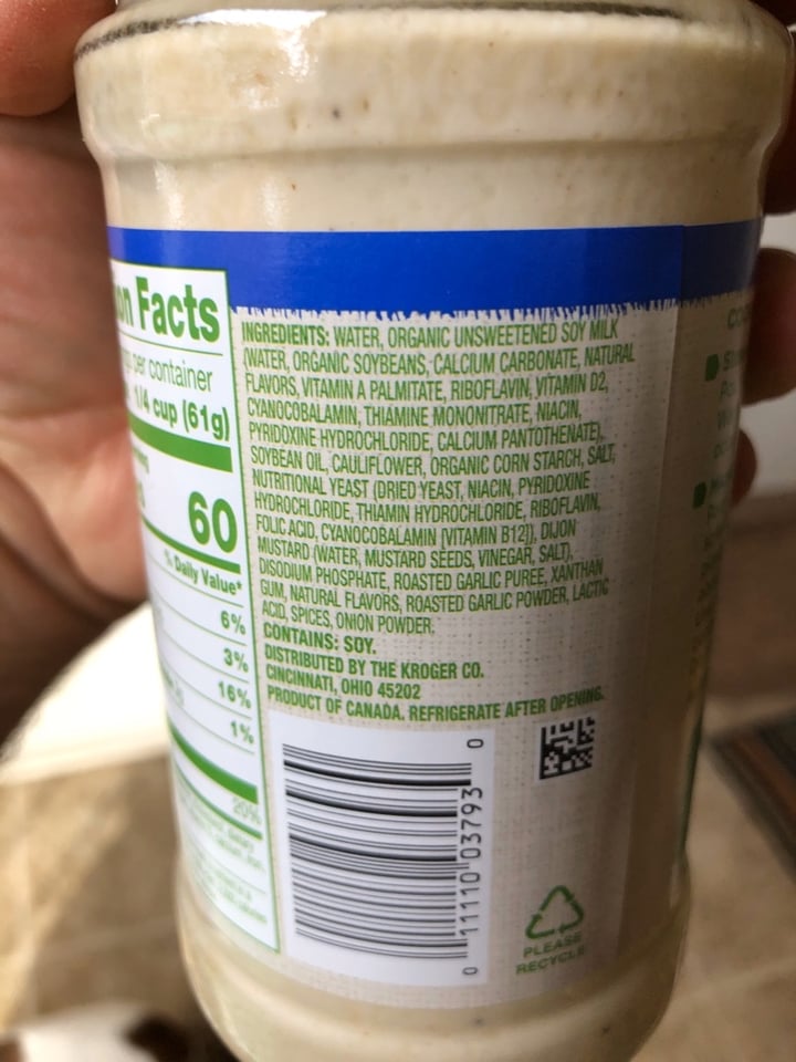 review photo of Simple Truth Plant Based Alfredo Vegan Pasta Sauce shared by @steffensenskitchen on 11 Feb 2020 - review