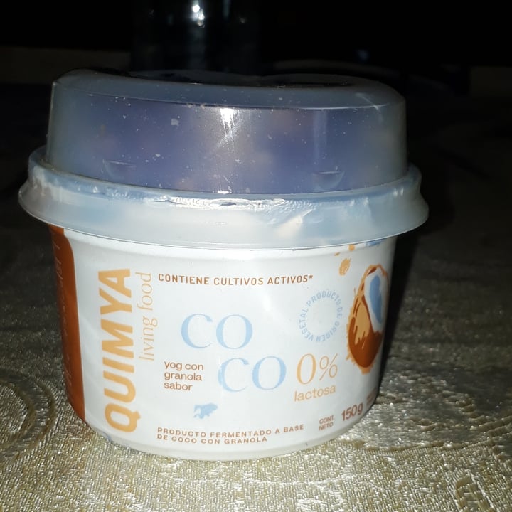 photo of Quimya Yogurt con Granola sabor Coco shared by @yardenrused on  05 Dec 2020 - review