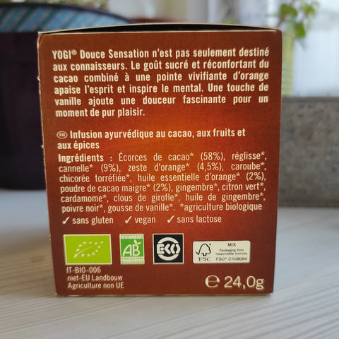 Yogi Tea Organic Choco arancia Review