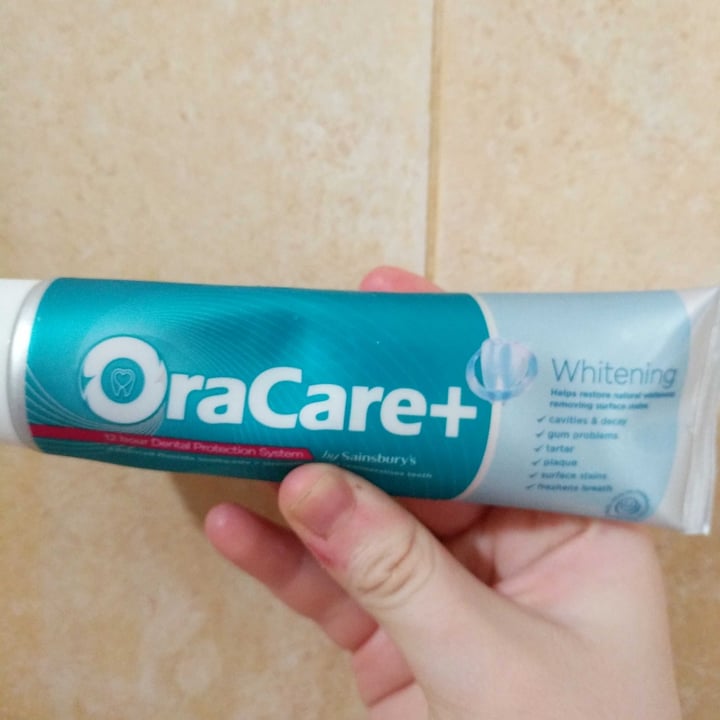 Sainsbury's OraCare+ Whitening Toothpaste Review | abillion