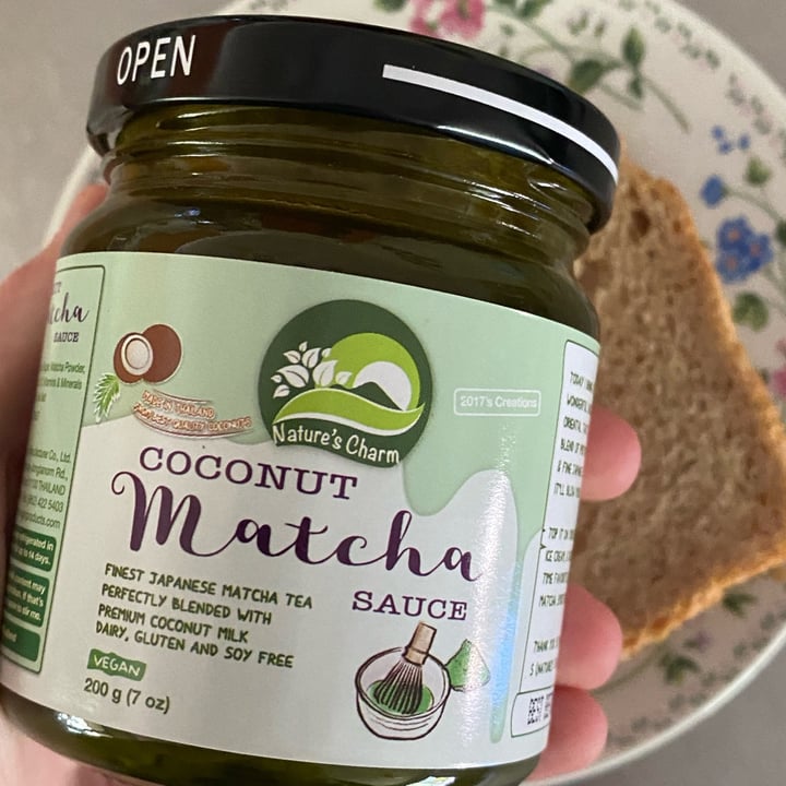 photo of Nature's Charm coconut matcha sauce shared by @salomaeveggie on  18 Sep 2022 - review