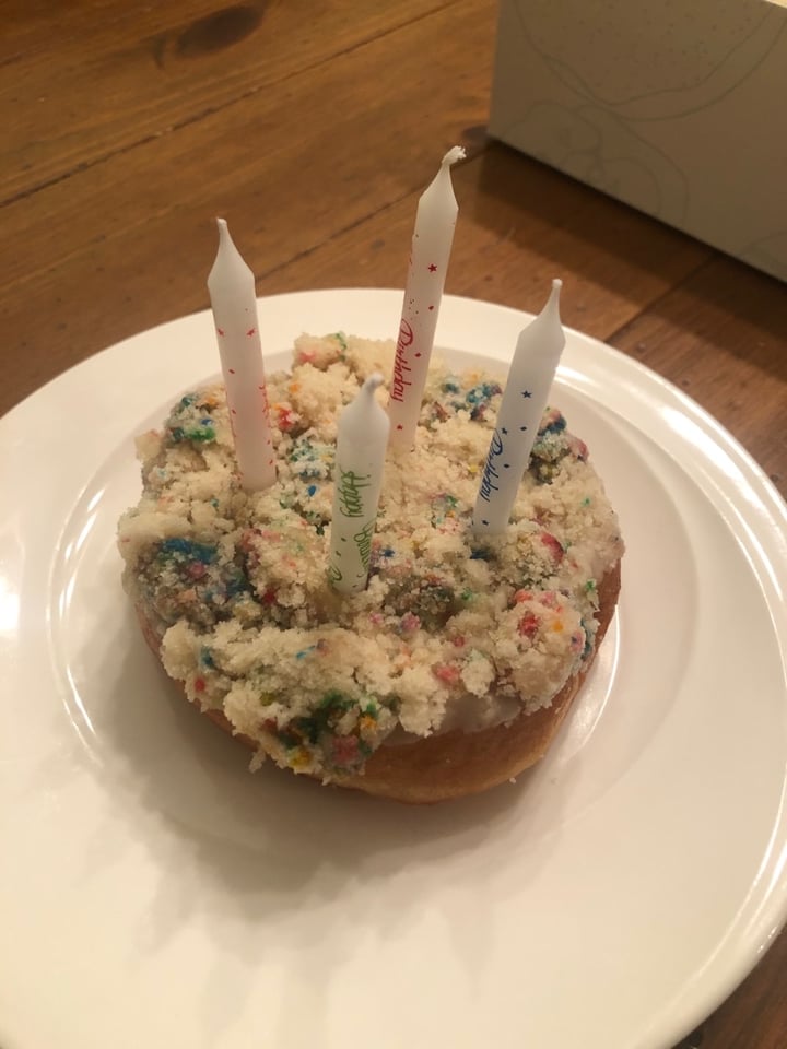 photo of Beechwood Doughnuts Birthday cake doughnut shared by @ironicallyhamm on  21 Jan 2020 - review