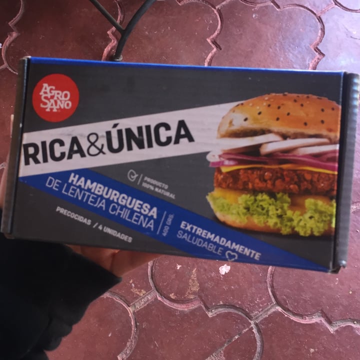 photo of Agrosano Hamburguesa de lenteja chilena shared by @lyssh on  09 May 2021 - review