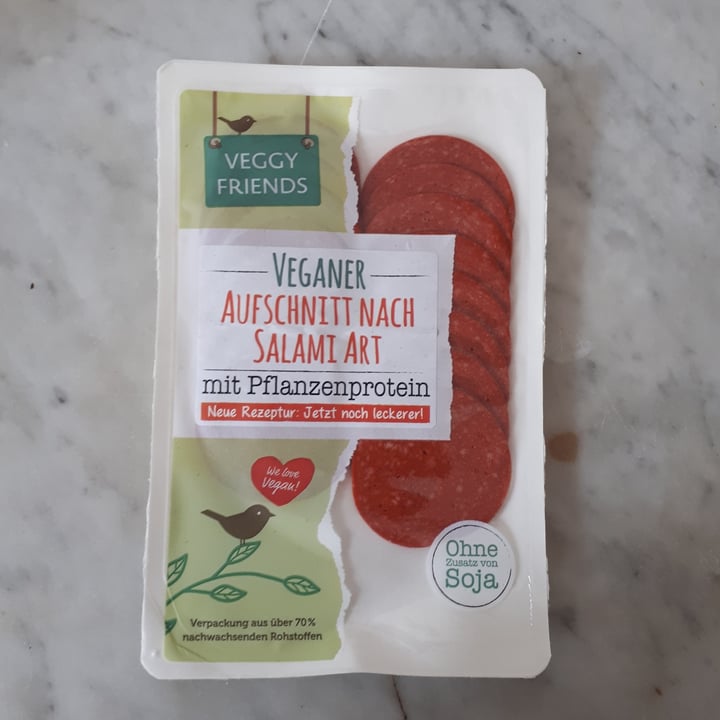 review photo of Veganer Aufschnitt Salami Mit Plfantzenprotein shared by @silvia1993 on 12 Aug 2022 - review