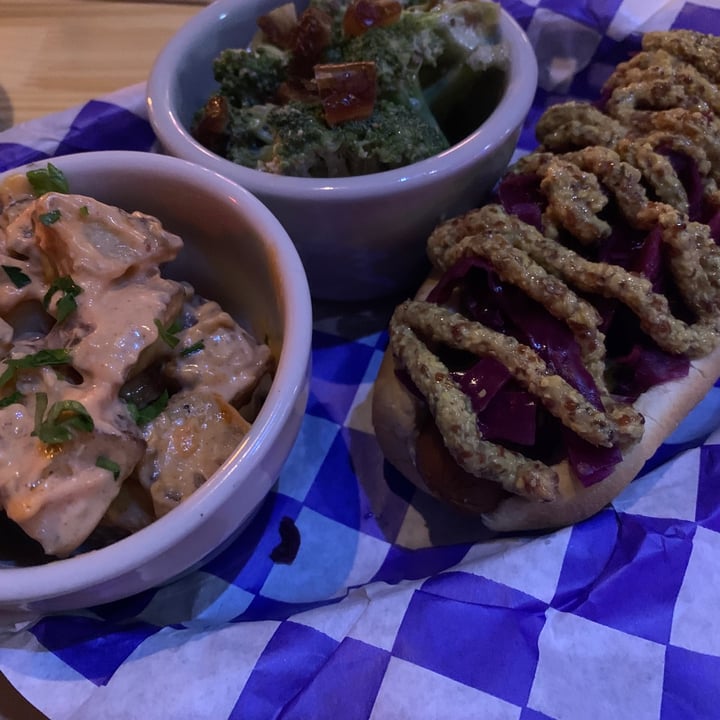 review photo of The Orbit Room Vegan Frank With Purple Kraut, Loca Folks Mustard, And Pickled Jalapeños shared by @mcsnailah on 29 Jul 2021 - review