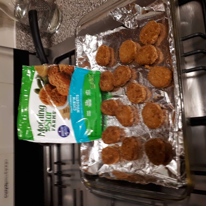 photo of MorningStar Farms Veggie Chik’ N Nuggets shared by @aguedamperez on  24 Apr 2020 - review
