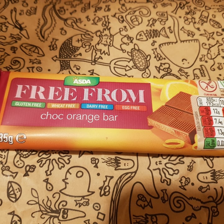 photo of ASDA Choc orange bar shared by @wildearthpatch on  09 Jun 2020 - review