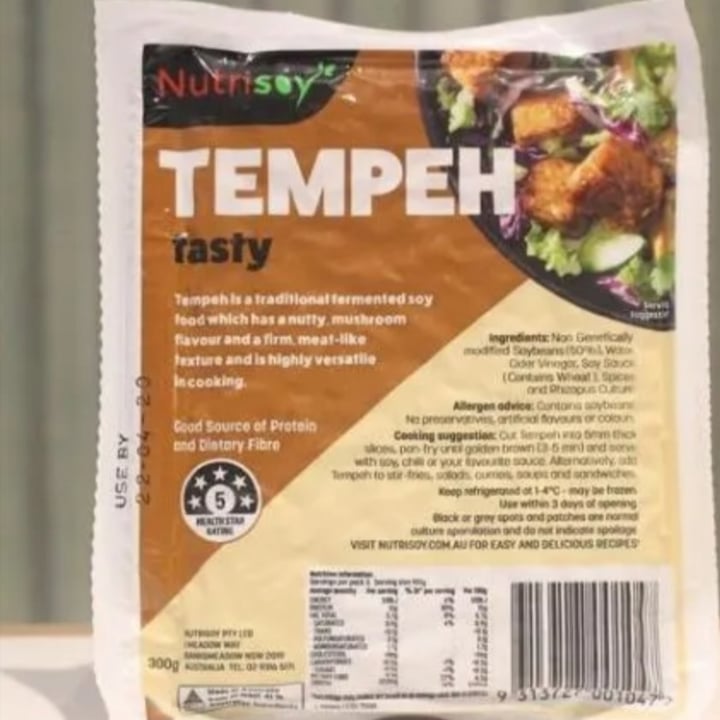 photo of Nutrisoy Tofu With Tempeh shared by @evelynteo on  28 Mar 2021 - review