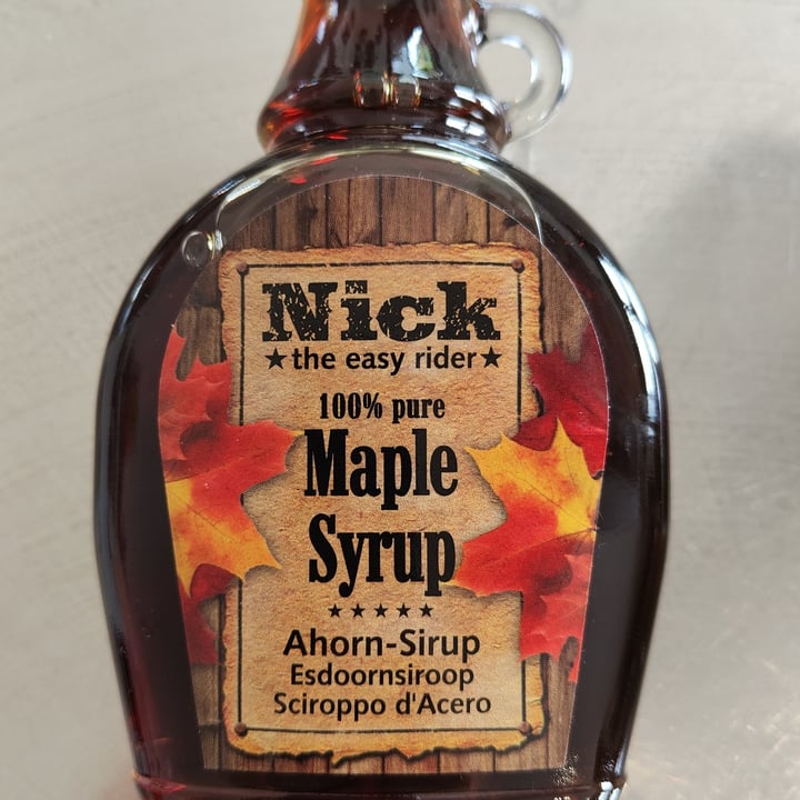 photo of Nick Maple Syrup Sciroppo D’Acero shared by @magafox on  03 Oct 2021 - review