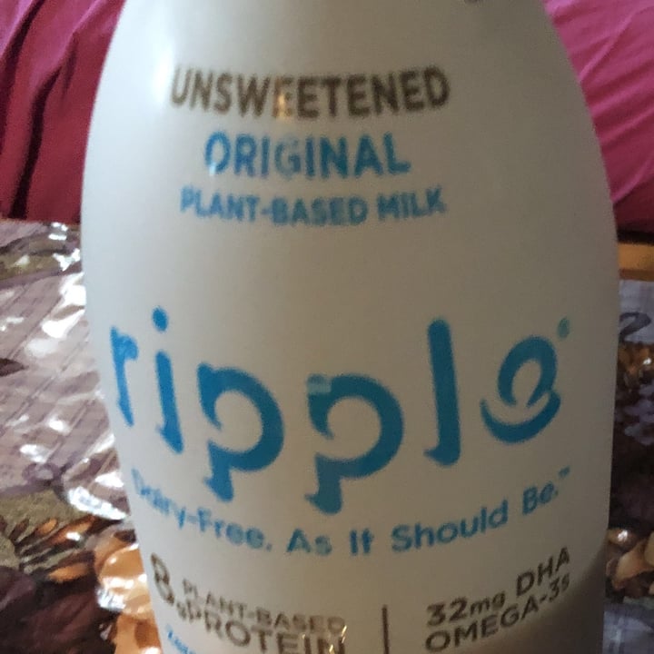 photo of Ripple Foods Unsweetened Original Plant-Based Milk shared by @daywolf on  21 Dec 2020 - review
