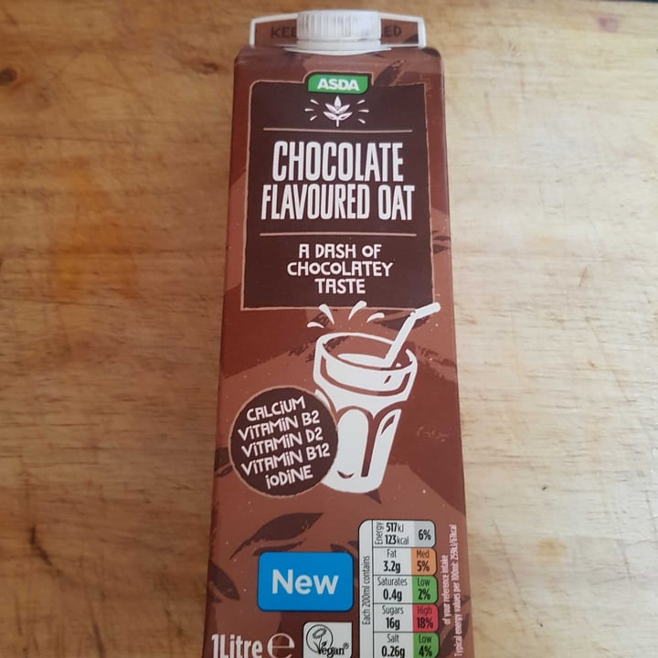 photo of ASDA Chocolate Oat Drink shared by @surfinggraham on  16 Dec 2020 - review