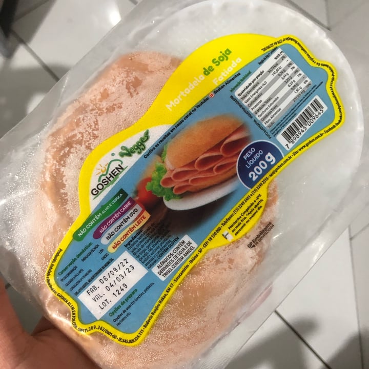 review photo of Goshen Vegges Mortadela de Soja Fatiada shared by @isabeulla on 21 Oct 2022 - review