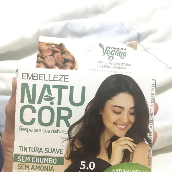 photo of Natucor ! Embeleza Tintura de cabelo shared by @isabelerosa on  06 May 2022 - review