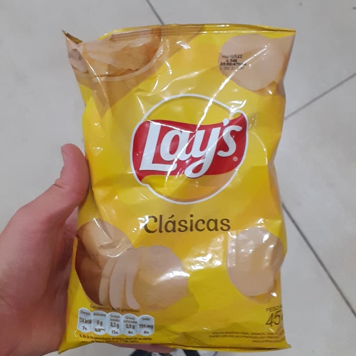 photo of Lay's Batata lisa frita clássica shared by @pablosauce on  08 Feb 2022 - review