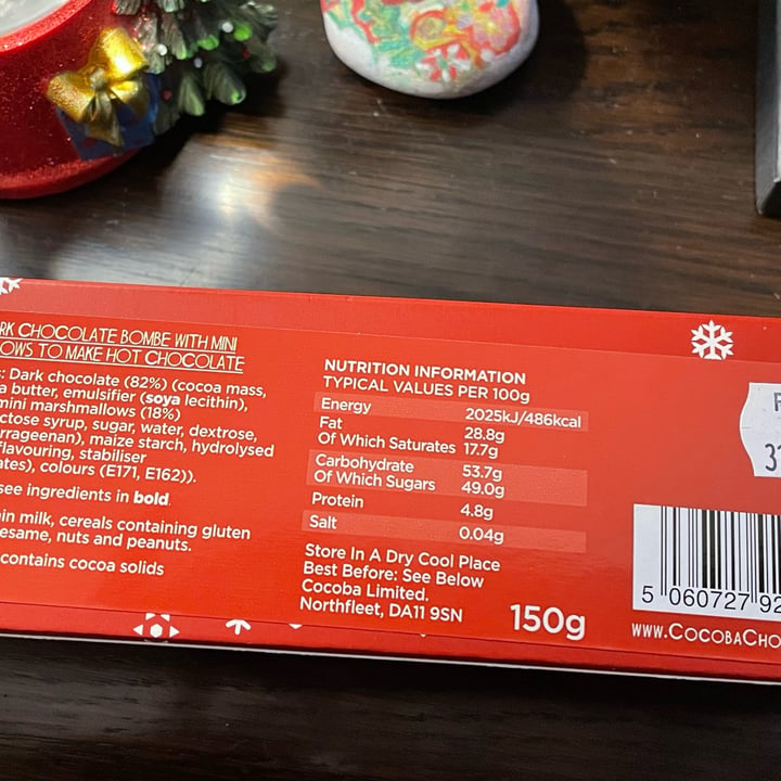 photo of Cocoba Cocoba Chocolate Bomb shared by @suzyque on  30 Dec 2021 - review