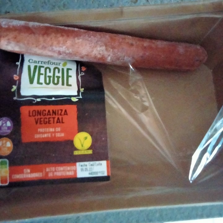 photo of Carrefour Longaniza vegetal shared by @windmaker on  05 May 2022 - review