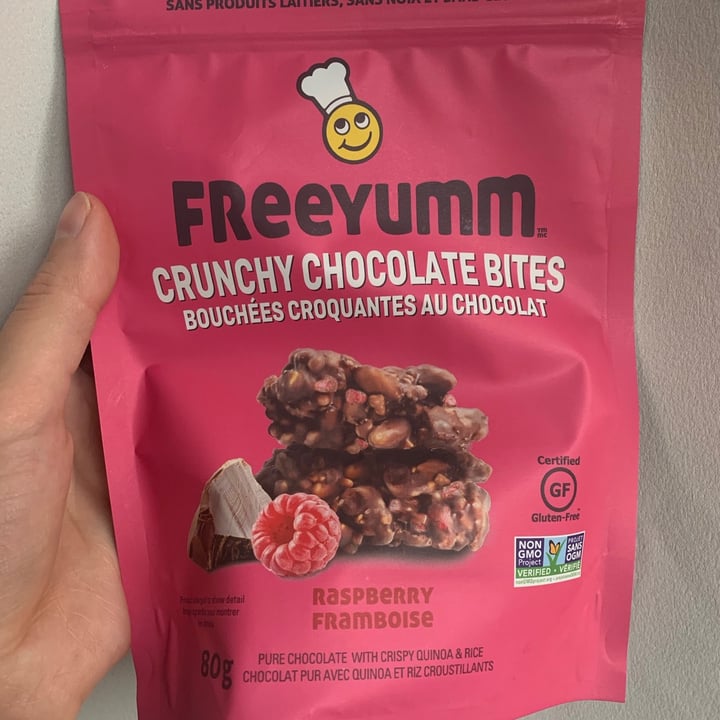 photo of Freeyumm Crunchy Chocolate Bites Raspberry shared by @beesknees on  23 Nov 2020 - review