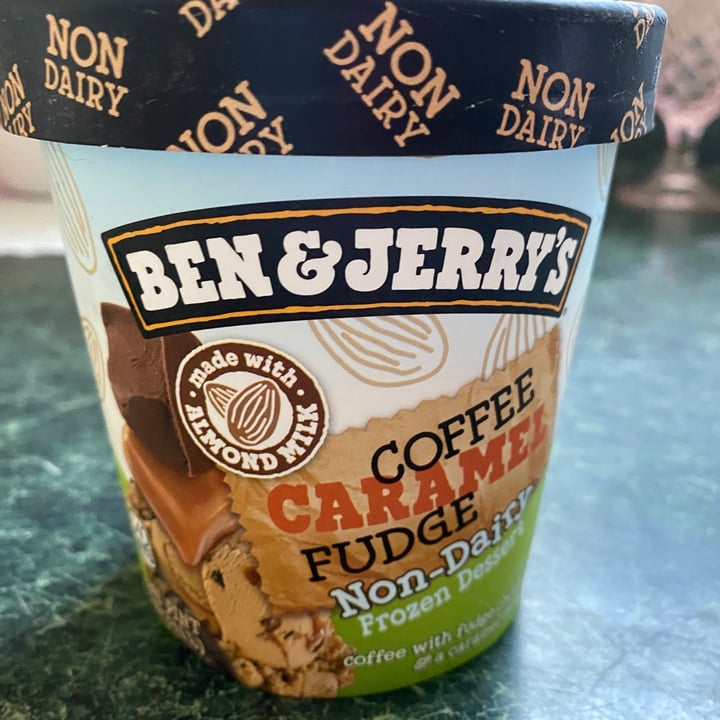 photo of Ben & Jerry's Coffee Caramel Fudge Non-Dairy Frozen Dessert shared by @mlpmucke on  05 Jul 2020 - review