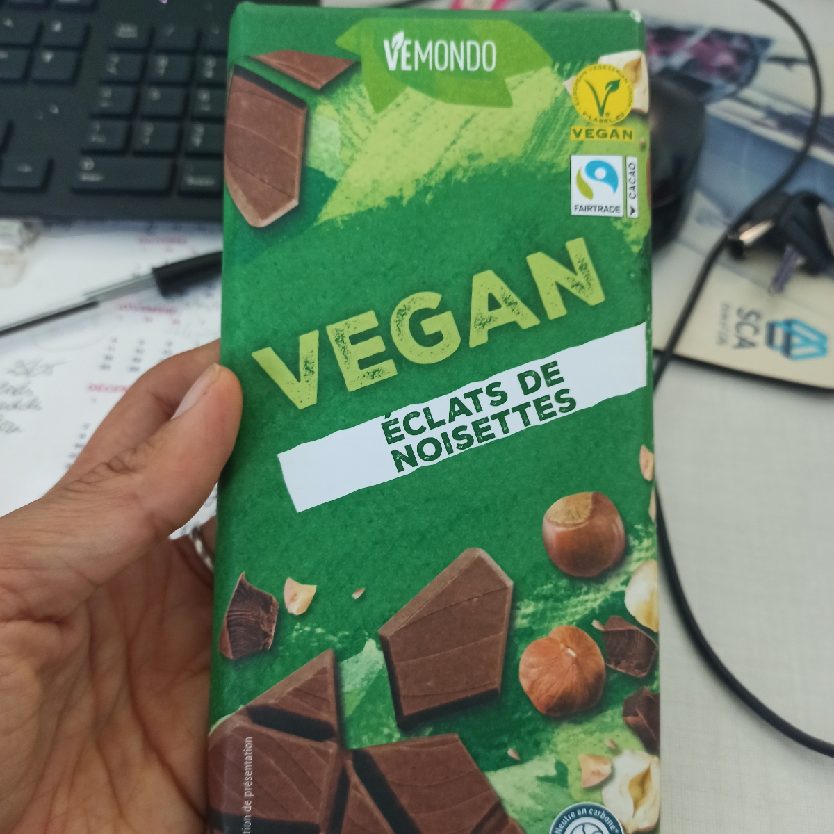 chocolat au lait vegan from Vemondo - Vegan Product Reviews & Ratings ...