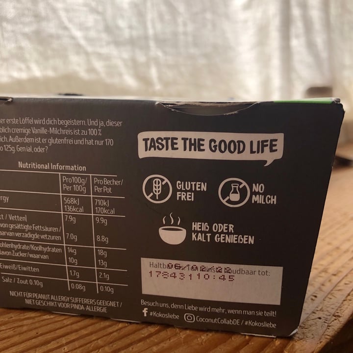 review photo of The Coconut Collaborative Vanilla Rice Pudding shared by @hellohappyvegan on 28 Aug 2021 - review
