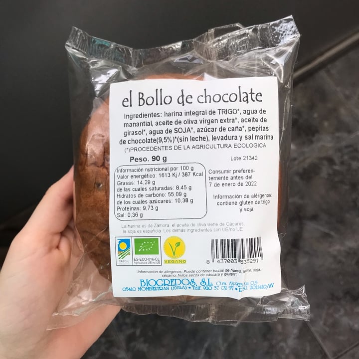 photo of Biogredos Bollo Con Chocolate shared by @ssipaneka on  24 Dec 2021 - review