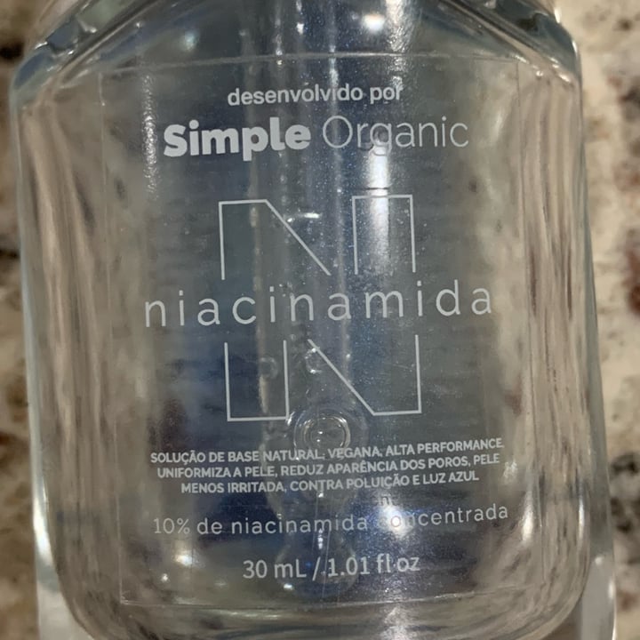 photo of Simple Organic Solução Niacinamida shared by @camilacavallaro on  16 Oct 2022 - review