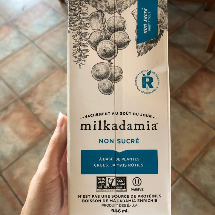 photo of Milkadamia Macadamia Milk Unsweetened shared by @jojo115 on  04 Nov 2021 - review