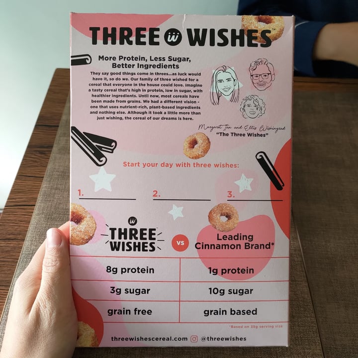 photo of Three Wishes Cinnamon cereal shared by @stevenneoh on  05 Jan 2022 - review