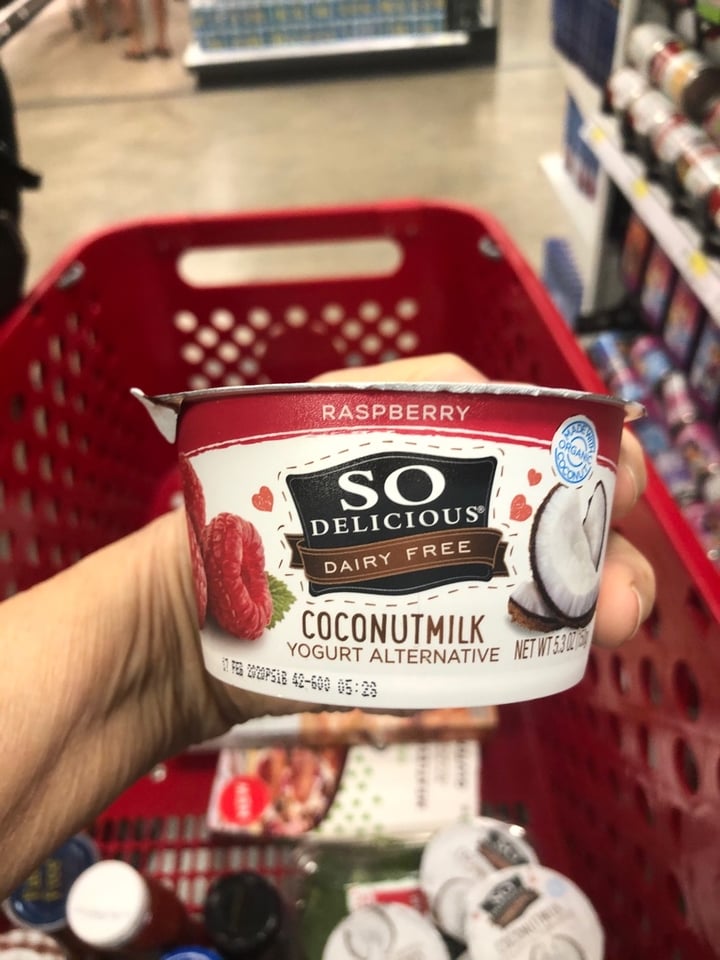 photo of So Delicious Dairy Free Raspberry Coconutmilk Yogurt Alternative shared by @poisonsuemac on  22 Jan 2020 - review