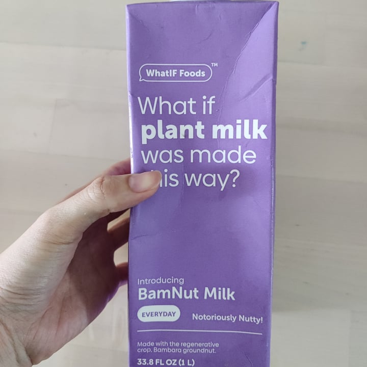 photo of WhatIF Foods BAMnut Plant Based Milk - Everyday shared by @baybeemon on  23 Feb 2022 - review